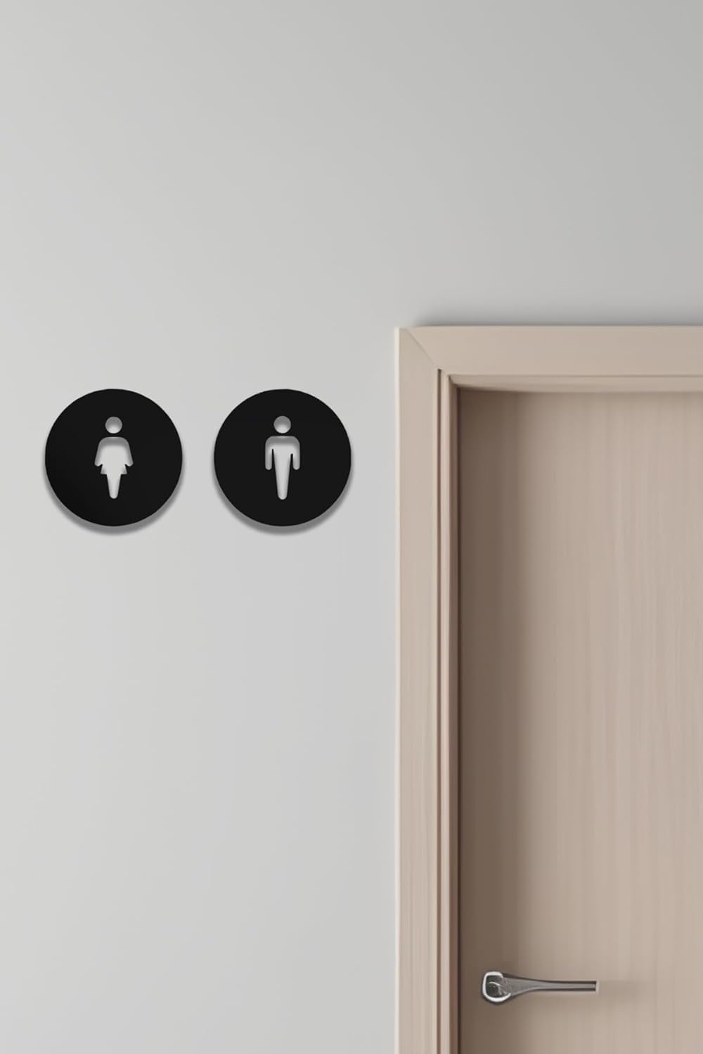 WC Tabelası, Tuvalet Levhası, Kadın Erkek Tabela OS19