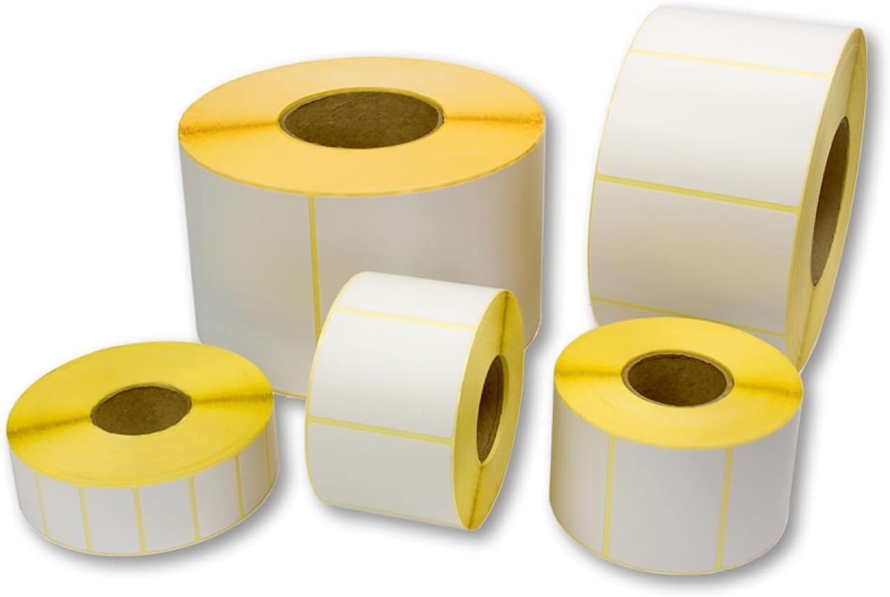 Nexup Label - 60x60 mm Termal Etiket, Barkod/Adres/Kargo Termal Etiketleri, Zebra ve Diğer Yazıcılarla Uyumlu