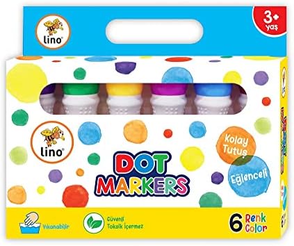 Dot Markers 6' lı Yıkanabilir Boya