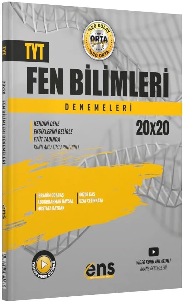 2022 TYT Fen Bilimleri 20x20 Denemeleri