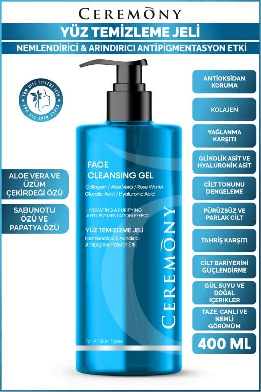 YÜZ TEMİZLEME JELİ 400 ML