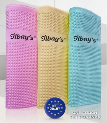 Baskılı 3' lü Orjinal Microfiber Temizlik Bezi