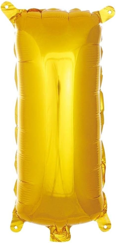 I Harfi 16 İnç Renk Folyo Balon 36 CM (Altın)