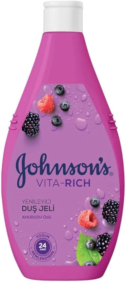 Johnson & Johnson Johnson's Vita-Rich Ahududu Özlü Yenileyici Duş Jeli 400 ml