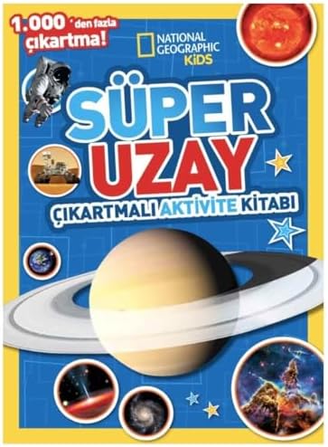 National Geographic Kids Süper Uzay Çıkartmalı Faaliyet Kitabı