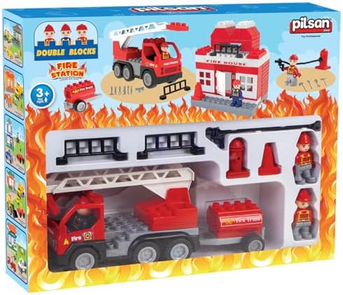 Double Blocks İtfaiye Seti