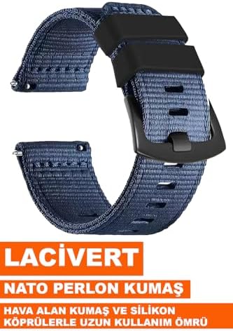 Gt Gt2 Gt3 Gt4 Gt5 Pro 46mm- 5 -lite Uyumlu 22mm Perlon Kumaş Saat Kordonu Kayışı NT1