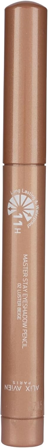Alix Avien Suya Dayanıklı 11 Saat Kalıcı Yoğun Pigmentli Kremsi Göz Kalem Farı Master Stay 02 Luster Beige