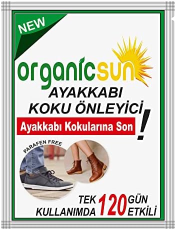 5'li Paket Ayakkabı Koku Önleyici Giderici Toz 120 Gün Etkili Ayak Kokusu Tozu Giderici
