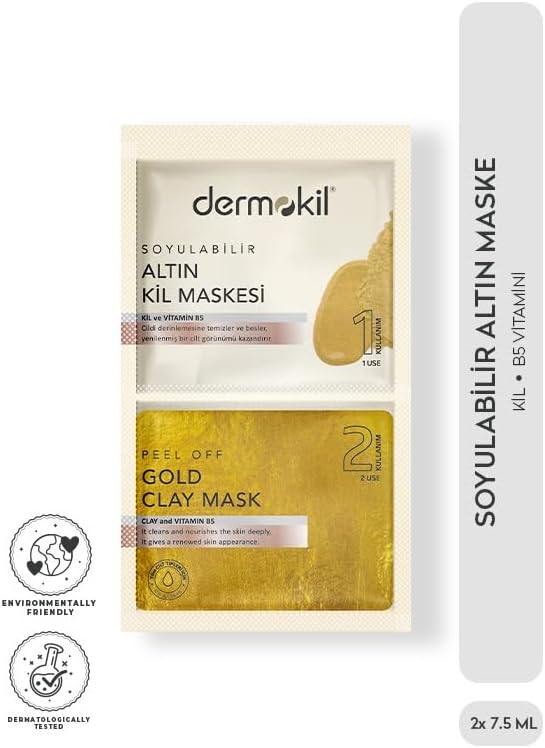 Soyulabilir Altın Maske 2x 7.5 ml