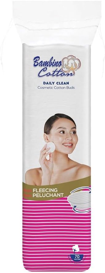 70'li Kare Makyaj Temizleme Pamuğu