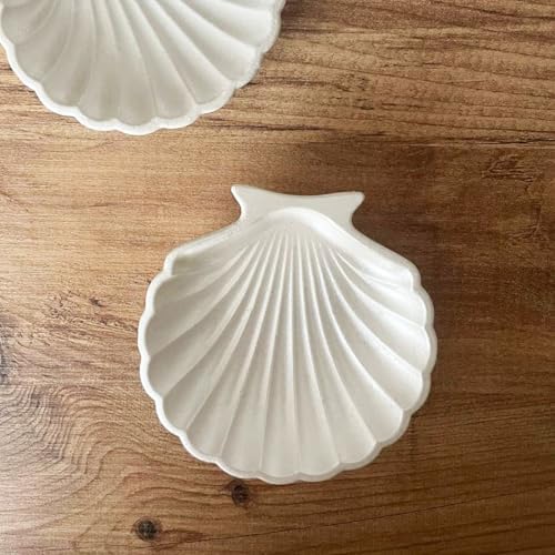 Gözayn Dekoratif İstiridye Takılık | Döküm Seramik Tozu | El Boyaması