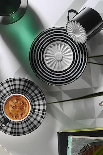 Porselen 12226 Pilea 4 Parça 2 Kişilik Kahve Takımı