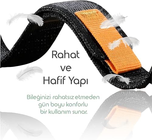 Travel Loop 20mm Kumaş Kordon Galaxy FE/7/6/5/4 Serisi İçin (40mm/44mm) Terletmeyen Rahat ve Hafif Kayış 6/4 (47/43/42mm) 5 Pro 45mm Uyumlu