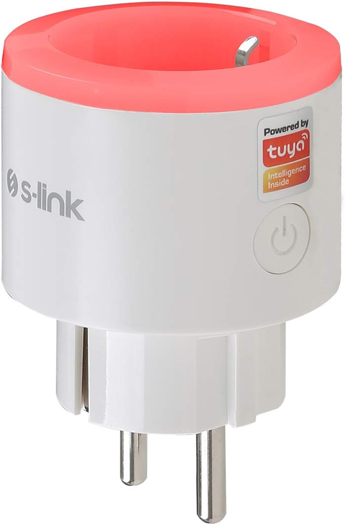 S-Link Swapp SL-03 16A Akım Korumalı Akıllı Priz RGB Işıklı 2.4 G Wifi TUYA Destekli