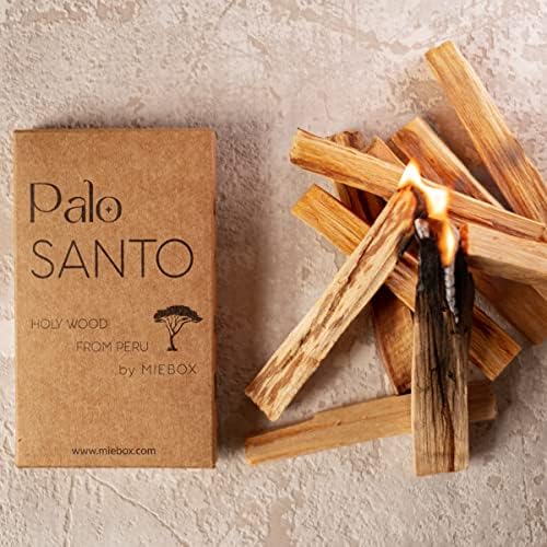 miebox make it easier Palo Santo Tütsü, PERU Ağaç Tütsü, Sertifikalı, Yüksek Reçineli, Doğal Tütsü, Palo Santo Incense (Palo Santo - 3 Adet (21-23 gr))