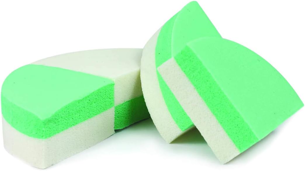 Nascita Çift Renkli Bölgesel Makyaj Süngeri Seti (4'Lü)