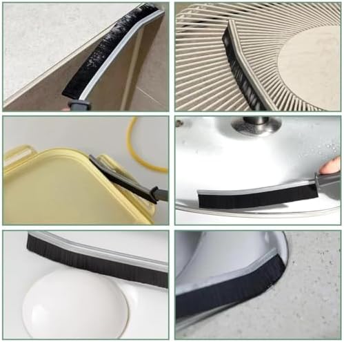 2 Adet Çok Amaçlı İnce Temizlik Fırçası - Derz Arası Temizleme, Banyo, Mutfak, Lavabo ve Araba Temizliği için Detaylı Fırça Seti