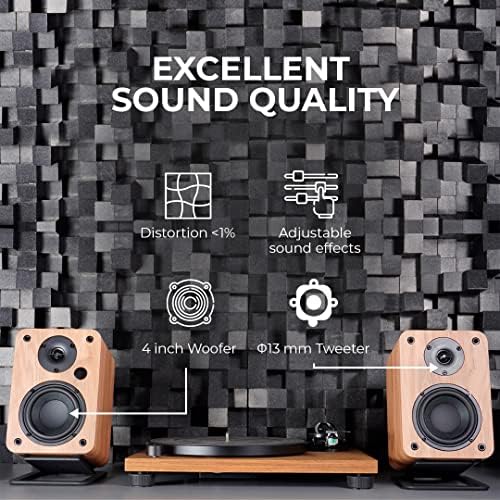 A4 ARC Aktif Hoparlör Siyah(HDMI ARC,RCA Bluetooth,Optik,USB,Sub Out)