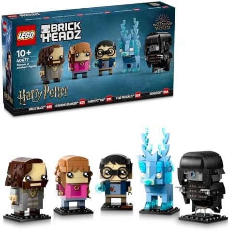 BrickHeadz Potter Azkaban Tutsağı Figürleri 40677-10 Yaş ve Üzeri Çocuklar için Dekoratif, Hediyelik Yaratıcı Model Yapım Seti (697 Parça)