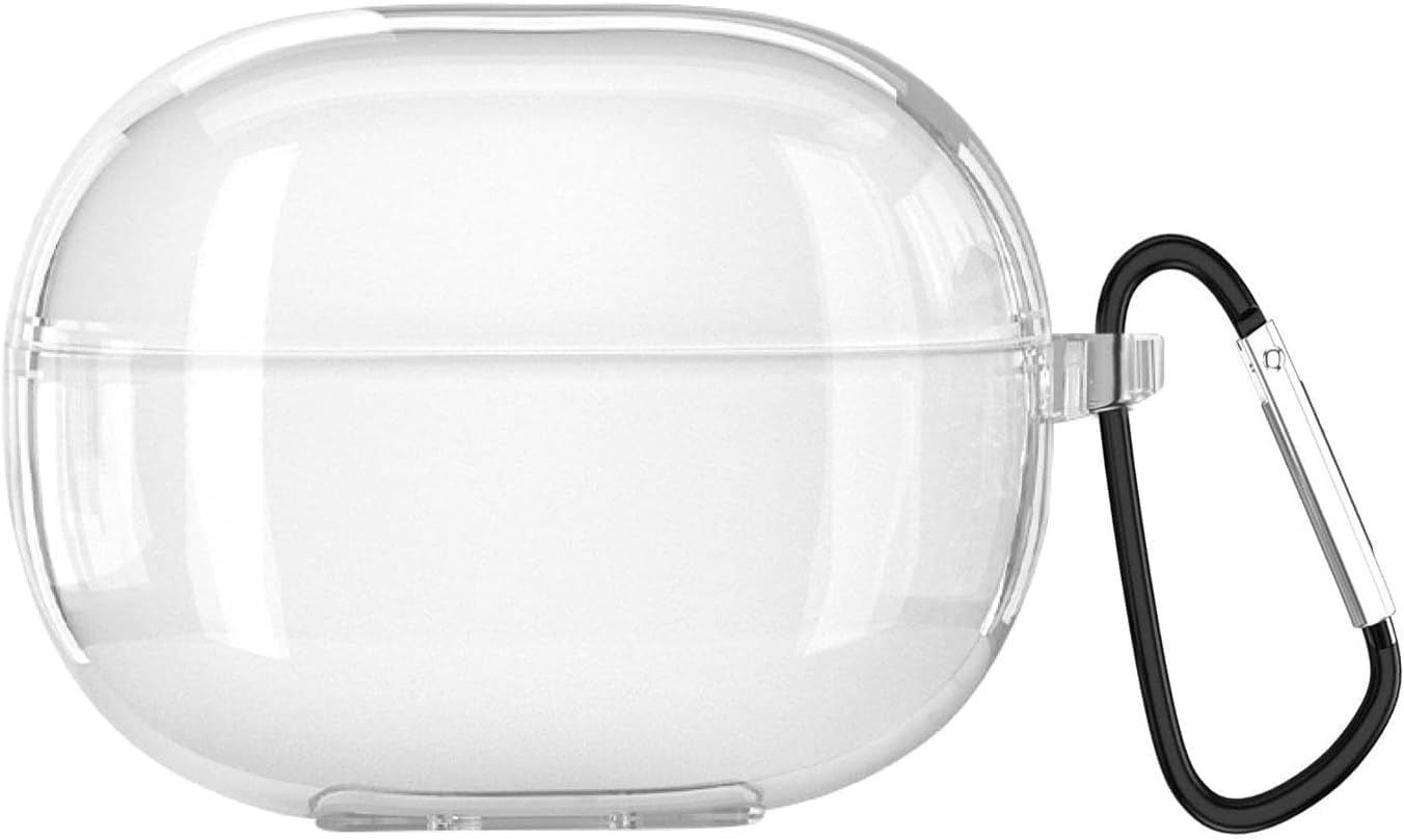 Buds 6 Pro ile uyumlu Kancalı Kılıf Tam Koruma Kancalı Kılıf Toz ve Kirden Koruyan Silikon Buds 6 Pro ile uyumlu (Şeffaf)