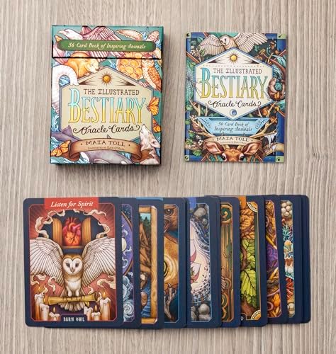 The Illustrated Bestiary Oracle Cards: 36-Card Deck of Inspiring Animals
