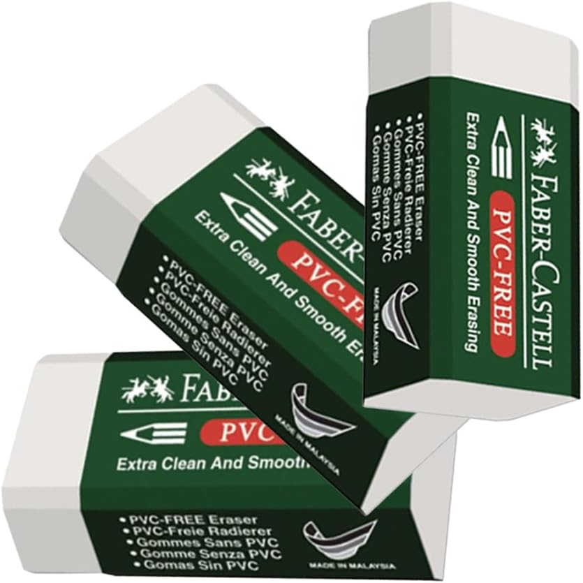 Silgi Beyaz Orta Boy 3Lü 7085-24 (1 Paket 3 Adet)