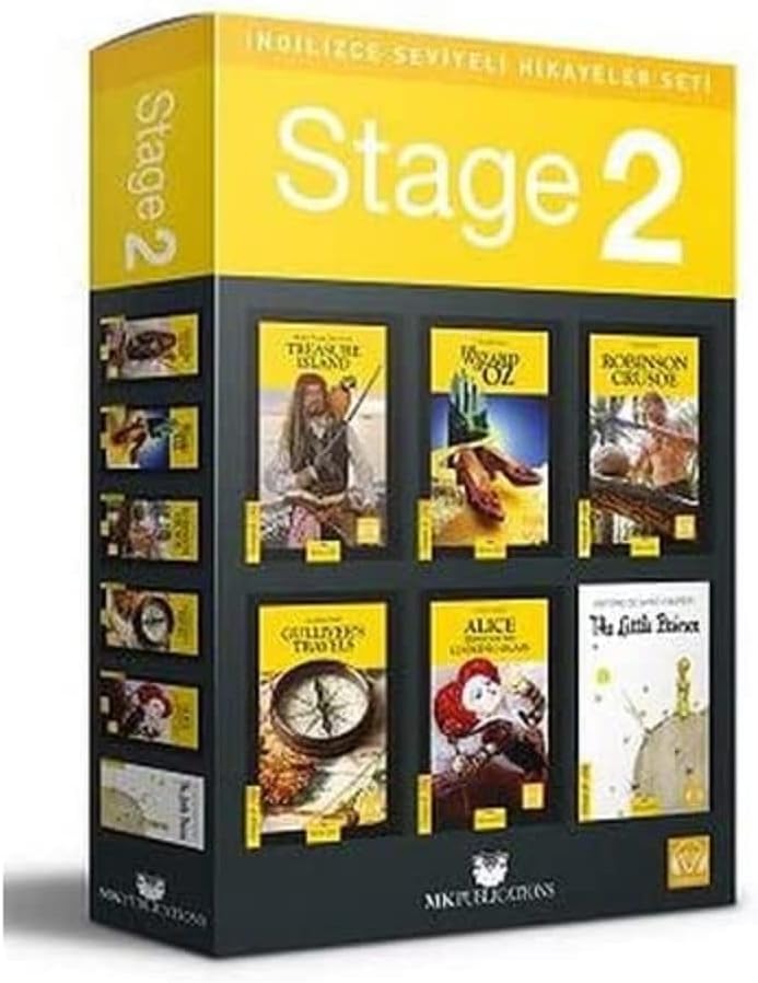 İngilizce Hikaye Seti Stage 2 (6 Kitap Takım)