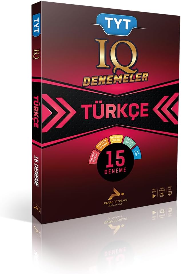 TYT IQ Türkçe Video Çözümlü 15 Branş Deneme