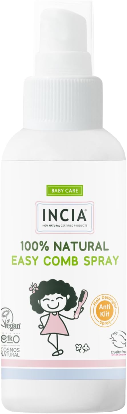 %100 Doğal Kolay Tarama Spreyi Çocuklar İçin Nemlendirici Parlaklaklaştırıcı Anti Klit 100 ml