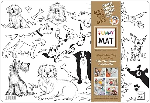 Akademi Çocuk Mat 2'li Set 1 (Köpekler, Yarış Arabaları)