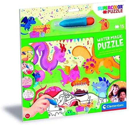 - 22245-15 Parça Water Frame Puzzle - Baby Dragons