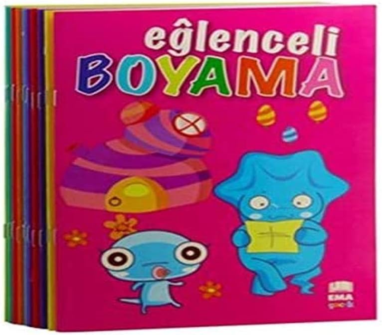 Eğlenceli Boyama Seti -10 Kitap