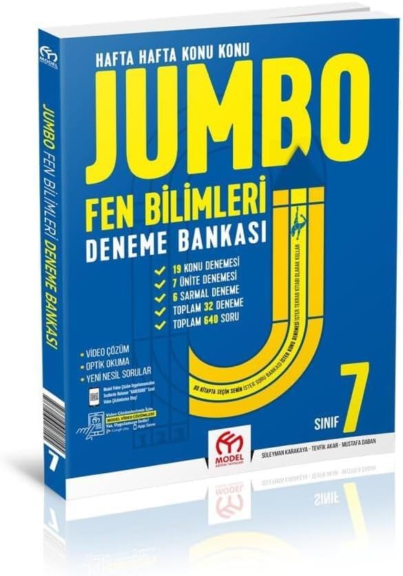 7. Sınıf Jumbo Fen Bilimleri Deneme Bankası