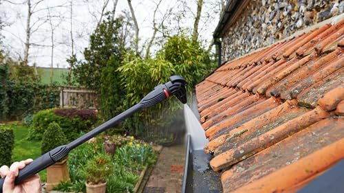 and Yüksek Basınçlı Yıkama Makineleri ile Uyumlu 90° Püskürtme Ucu, Siyah