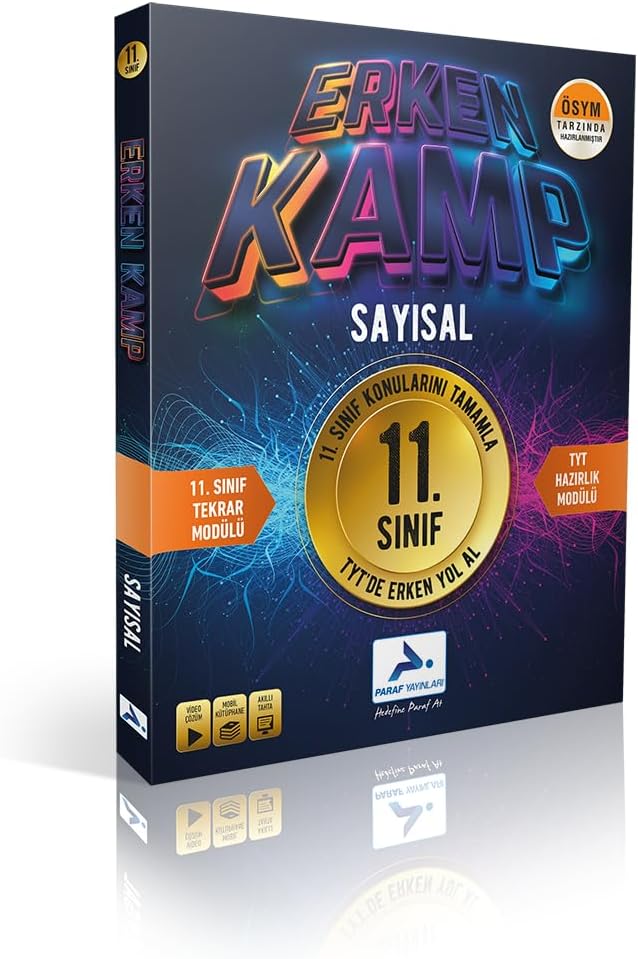 11. Sınıf Sayısal Erken Kamp Kitabı