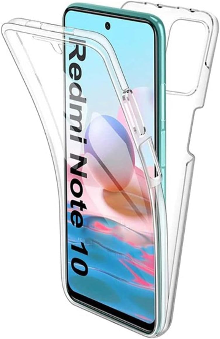 10 / 10S 360 Kılıf Şeffaf Ön Arka Korumalı Silikon Kmp ile uyumlu