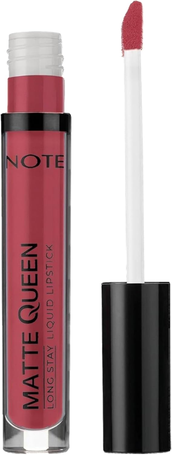 Note Matte Queen Lipstick 21 Pink Bliss Kalıcı Likit Ruj, Kırmızı