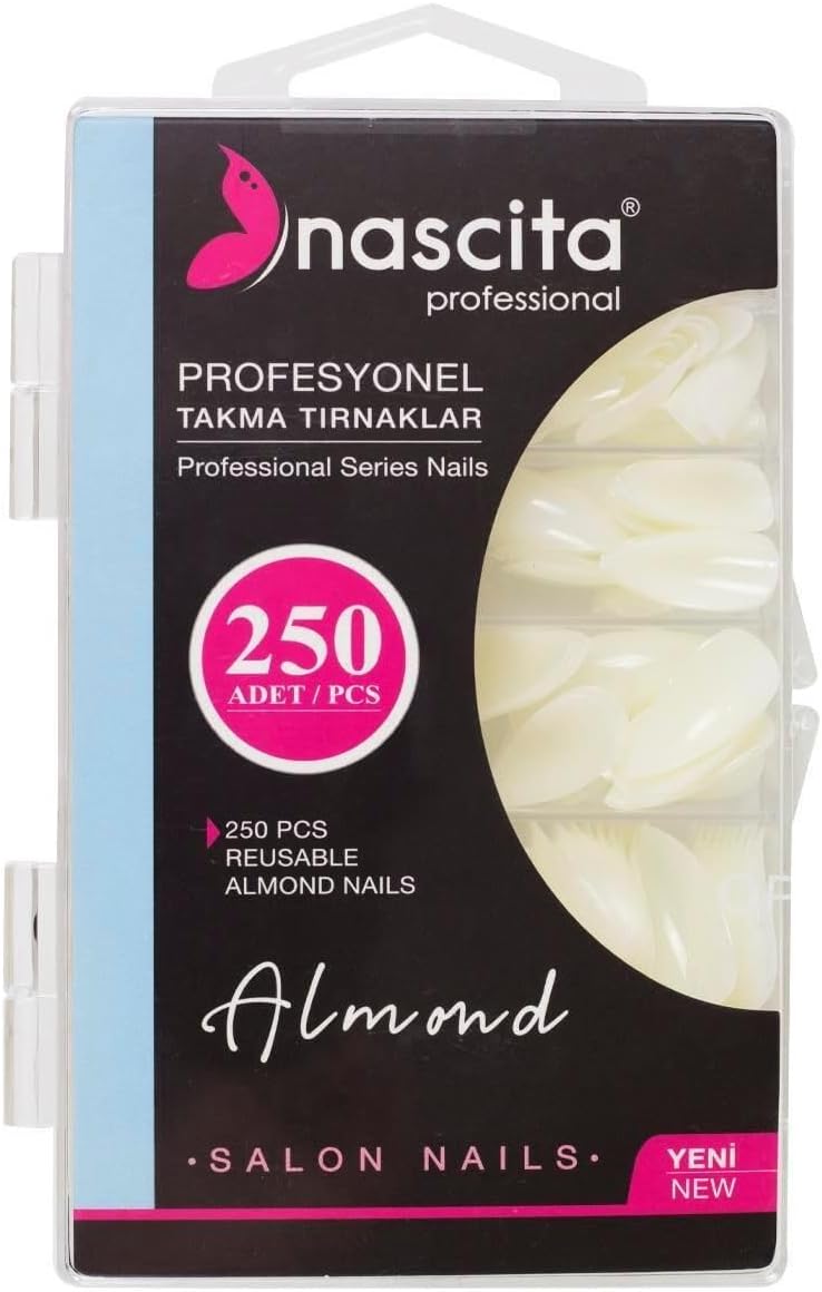 250'li Kutulu Almond Takma Tırnak - 172