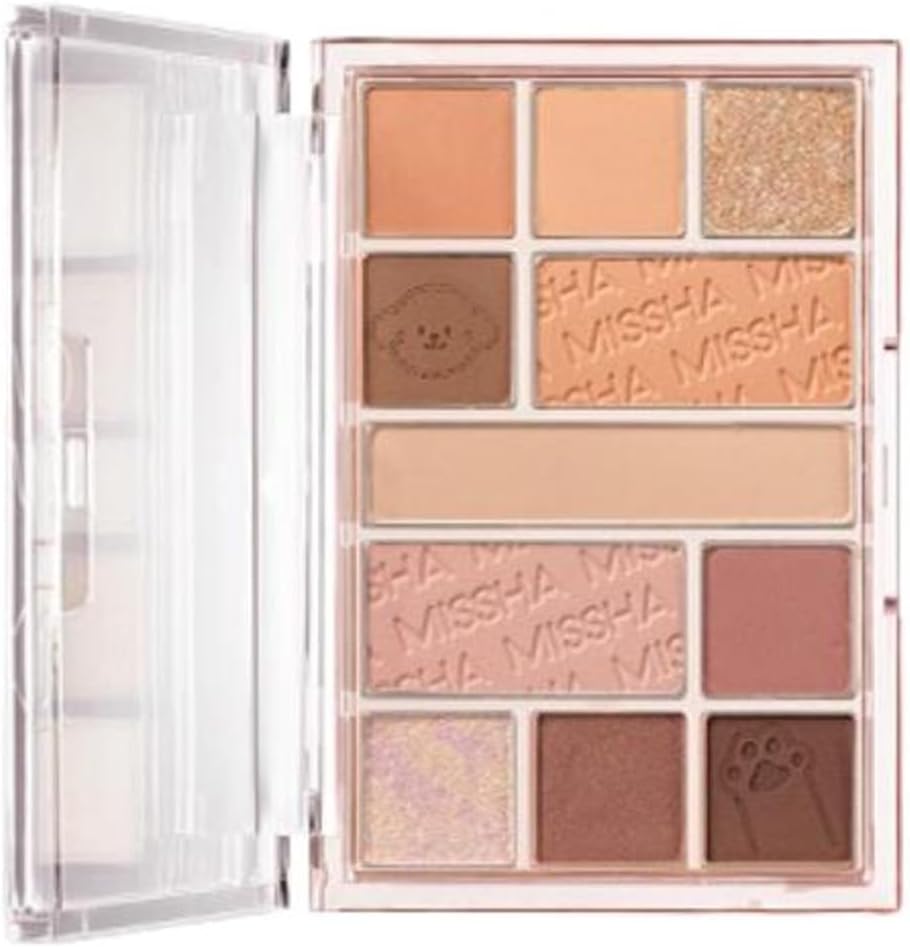 MISSHA Mat ve Işıltılı Tonlar Barındıran Far Paleti Mood Moment Palette (3 The Cute Things)