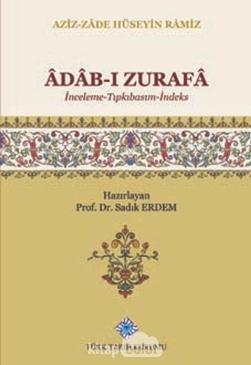 Adab-ı Zürafa: İnceleme - Tıpkıbasım - İndeks