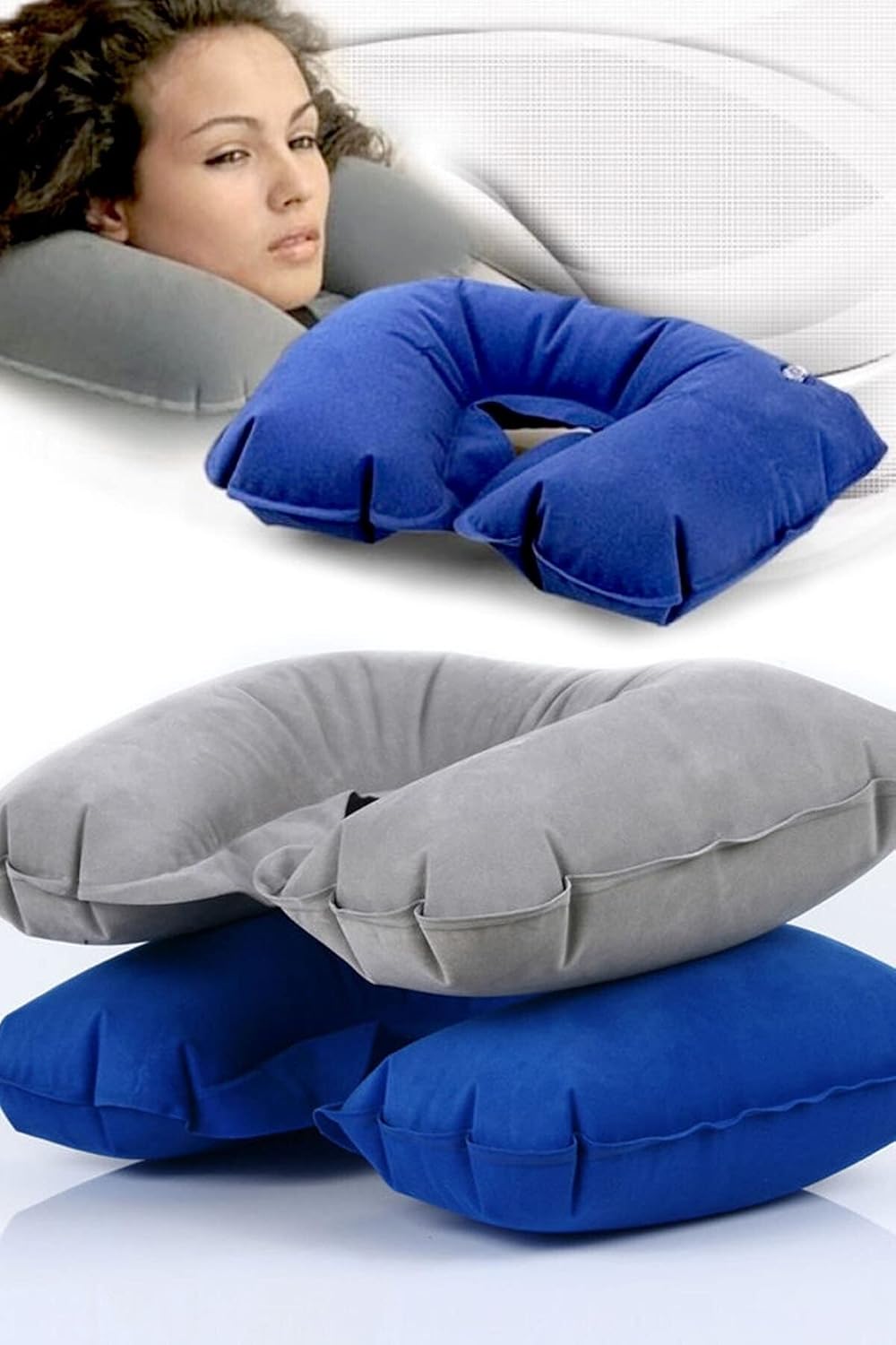 Seyahat Yastığı Şişme Boyun Tipi Ortopedik