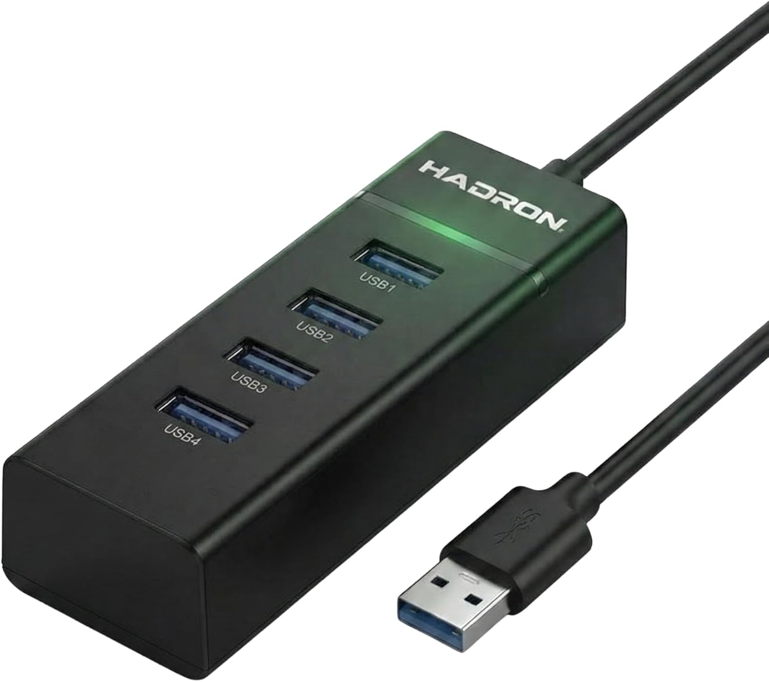 HDX7017 4 Port USB3.0 Hub Switch Çoklayıcı Adaptör Siyah