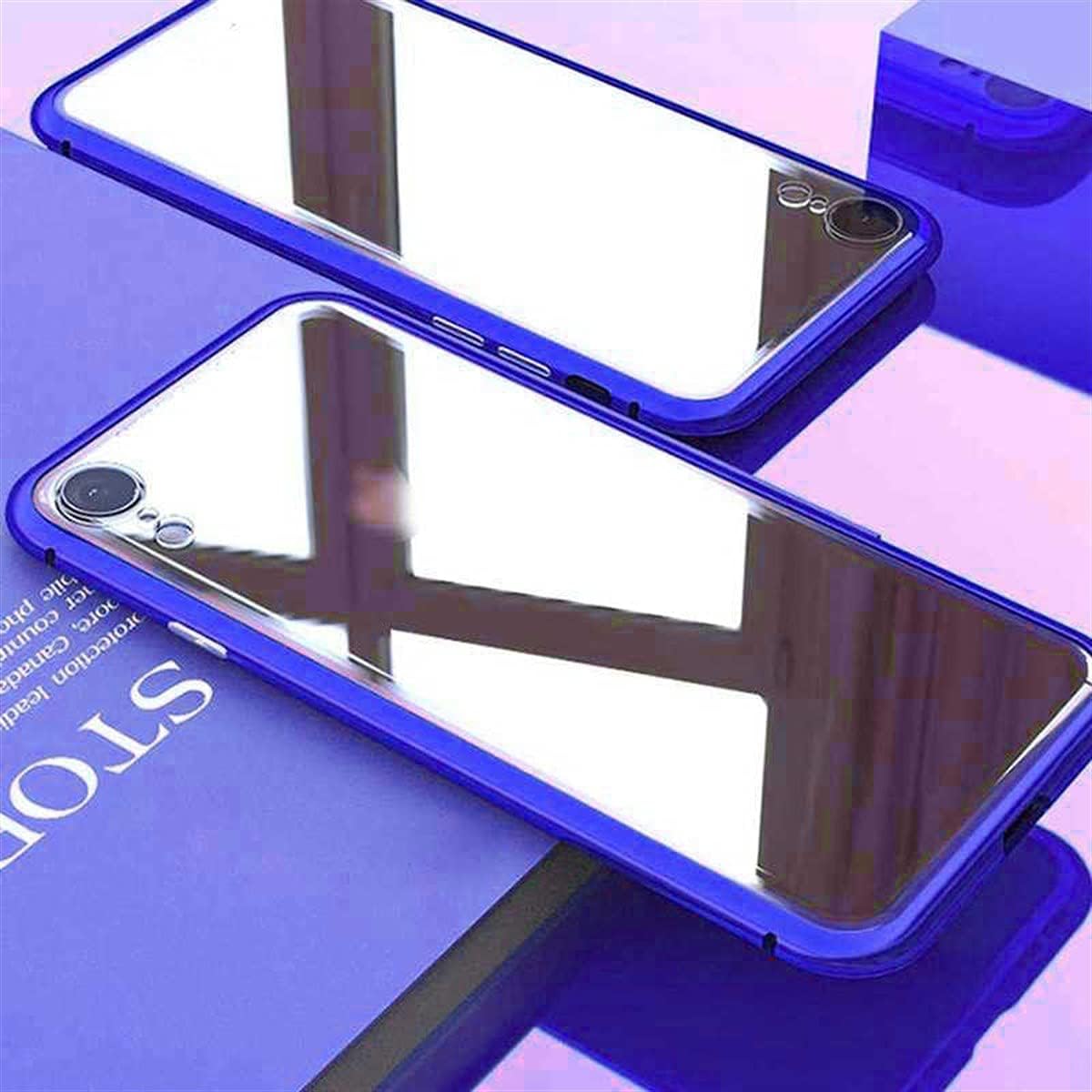 XR ile Uyumlu 6.1 Devrim Mavi Cep Telefonu Kılıfı