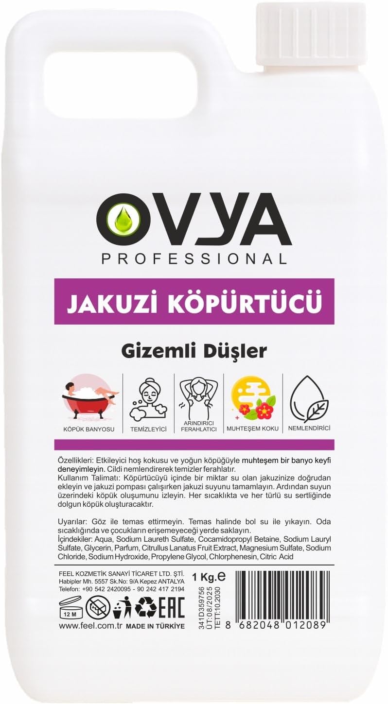 Konsantre Jakuzi Köpürtücü Banyo Köpüğü | Gizemli Düşler