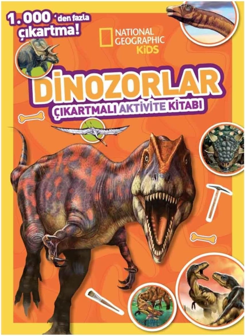 National Geographic Kids Dinozorlar Çıkartmalı Faaliyet Kitabı