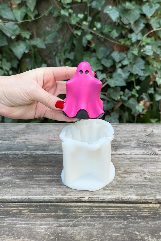 3D Hayalet Mum Kalıbı (Silikon) 1 Adet