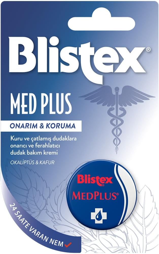 Medplus Kavanoz Kuru ve Çatlamış Dudaklara Onarıcı ve Ferahlatıcı Dudak Bakım Kremi SPF 15