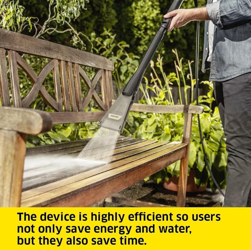 Yüksek basınçlı temizleyici püskürtme borusu Eco!Booster 145, düz püskürtmeye kıyasla%50 daha yüksek temizleme performansı, su, enerji ve zaman tasarrufu sağlar, K 5 yüksek basınçlı