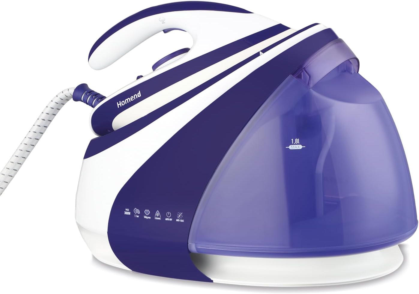 Jetsteam 1165H Buhar Kazanlı Ütü Mor Beyaz